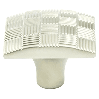 1-1/8" Virtuoso Small Square Knob, Satin Nickel