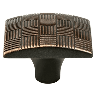 1-3/8" Virtuoso Large Square Knob, Verona Bronze