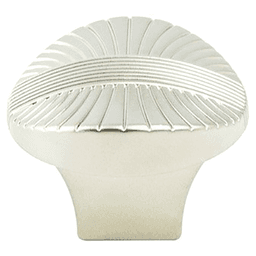 1-3/8" Opus Oval Knob, Satin Nickel