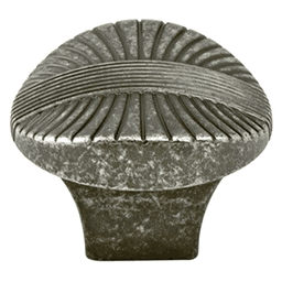 1-3/8" Opus Oval Knob, Rustic Tin