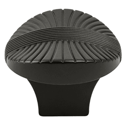 1-3/8" Opus Oval Knob, Rubbed Bronze