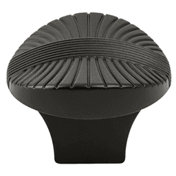 1-3/8" Opus Oval Knob, Rubbed Bronze