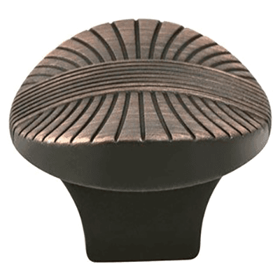 1-3/8" Opus Oval Knob, Verona Bronze