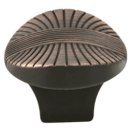 1-3/8" Opus Oval Knob, Verona Bronze