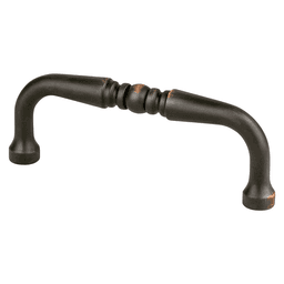 3" Vibrato Handle Pull, Verona Bronze, 3-3/8" Length