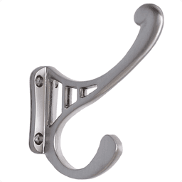 4" x 3-1/16" Coat Hook, Polished Brass Finish 10/Box