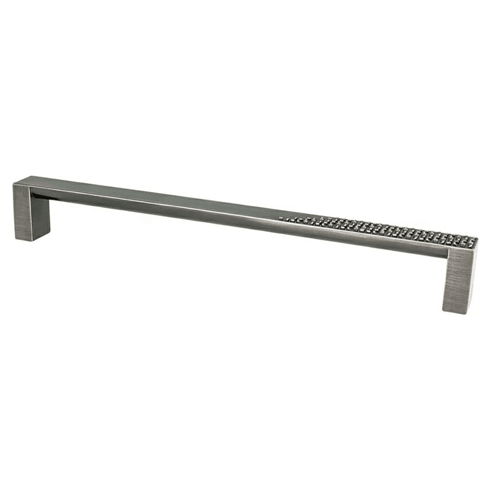 8-13/16" Roque Handle Pull, Vintage Nickel