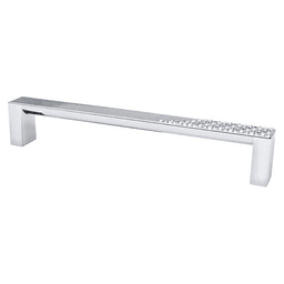 6-5/16" Roque Handle Pull, Polished Chrome