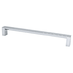 8-13/16" Roque Handle Pull, Polished Chrome