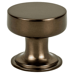 1-3/16" Folklore Cabinet Knob, Toasted Bronze