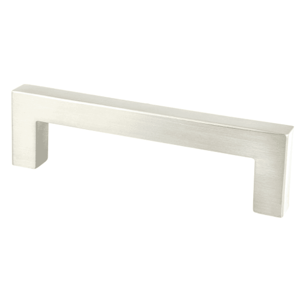 3-25/32" Contemporary Advantage One Square Pull, Brushed Nickel