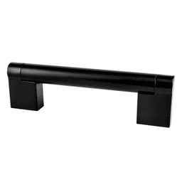3-25/32" Contemporary Advantage Three Bar Pull, Matte Black