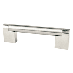 3-25/32" Contemporary Advantage Three Bar Pull, Brushed Nickel