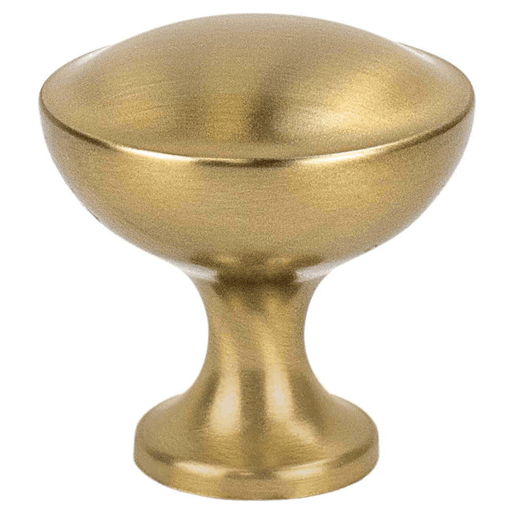 1-3/16" Echo Cabinet Knob, Modern Brushed Gold
