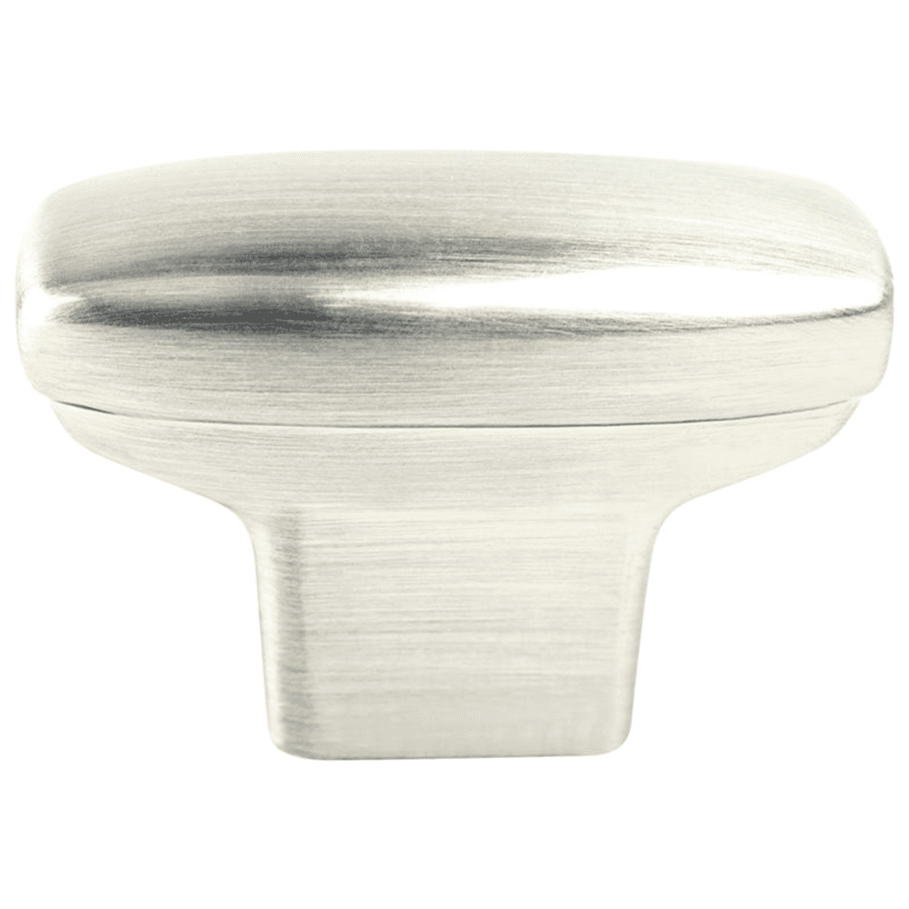 1-7/16" Advantage-1 Rounded Rectangle Knob, Brushed Nickel