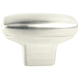 1-7/16" Advantage-1 Rounded Rectangle Knob, Brushed Nickel