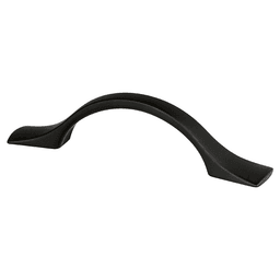 3" Echo Arch Pull, Matte Black, 4-3/4" Length