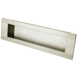 6-5/16" Seize Flush Pull, Brushed Nickel