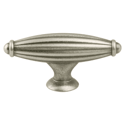 2-3/8" Advantage Plus-5 Fluted Knob, Weathered Nickel