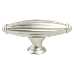 2-3/8" Advantage Plus-5 Fluted Knob, Brushed Nickel