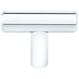 1-9/16" Transitional Advantage Two T-Bar Knob, Polished Chrome