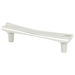 96mm Puritan Handle Pull, Polished Nickel, 4-11/16" Length