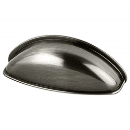 64mm Euro Moderno Cup Pull, Brushed Black Nickel