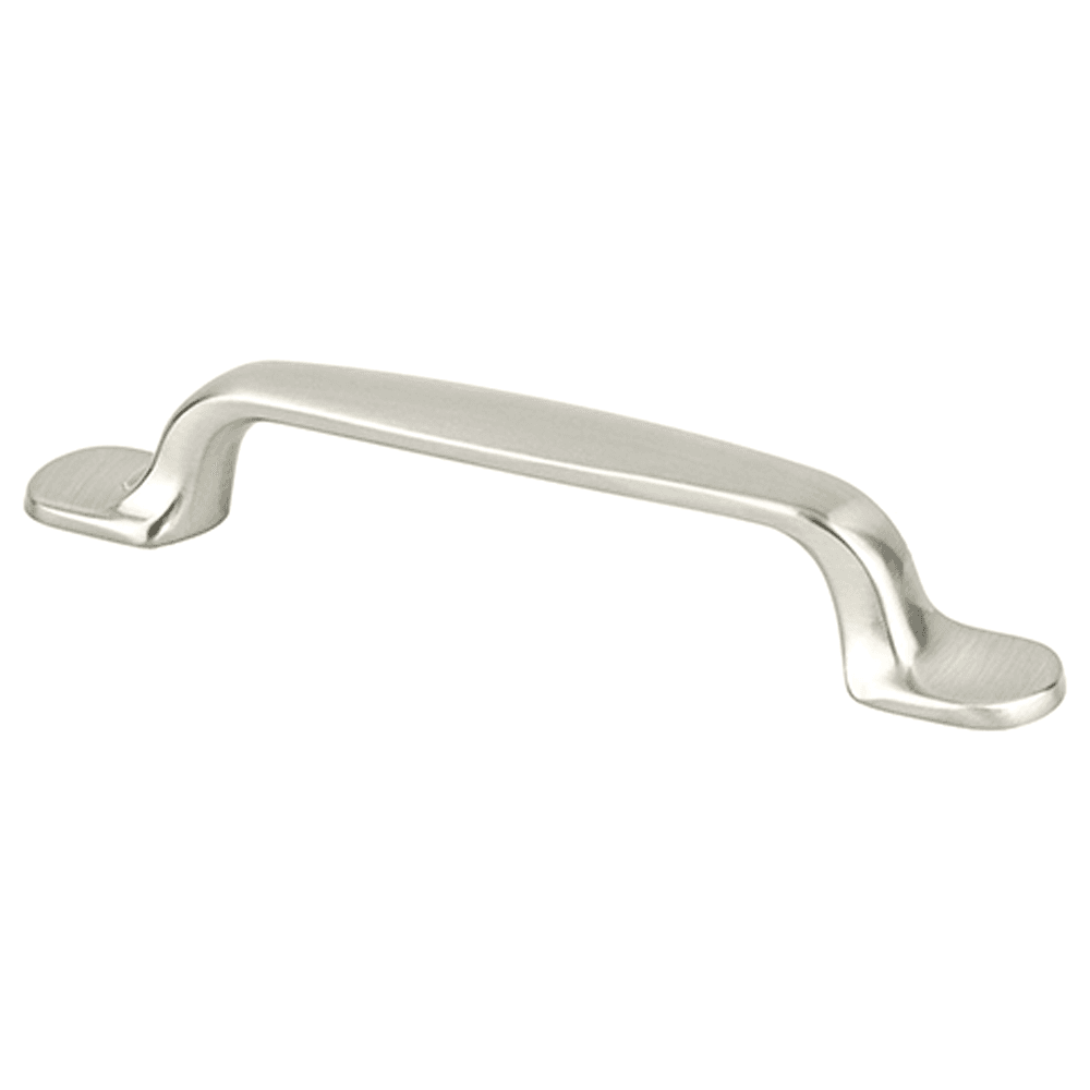 96mm Euro Moderno Handle Pull, Brushed Nickel
