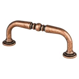 3" American Classics Handle Pull, Weathered Copper