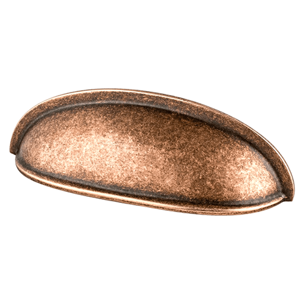 3" American Classics Cup Pull, Weathered Copper