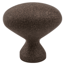1-5/16" American Classics Oval Knob, Dull Rust