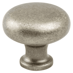 1-3/16" American Classics Round Knob, Weathered Nickel