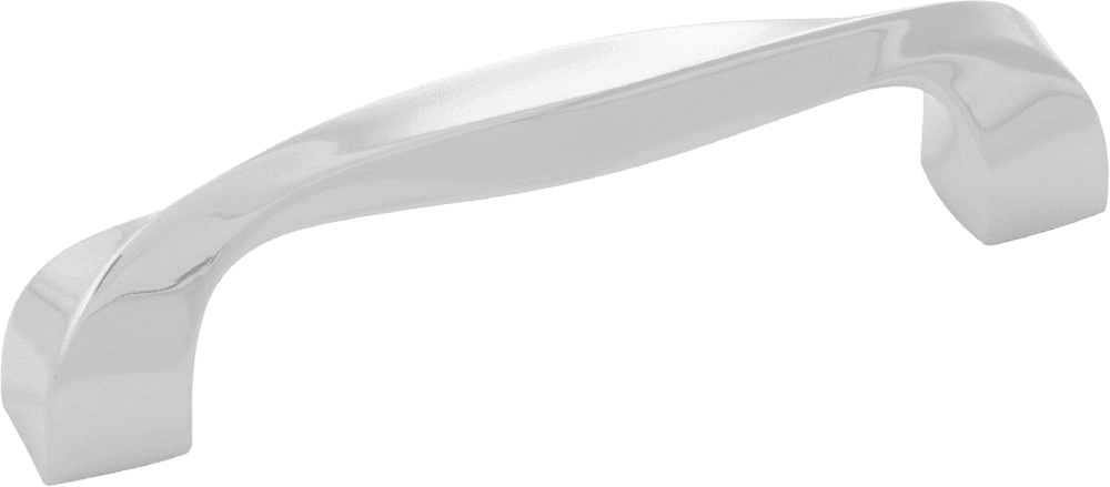 3-3/4" Twist Handle Pull, Polished Nickel (10/Box)