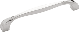 6-5/16" Twist Handle Pull, Polished Nickel
