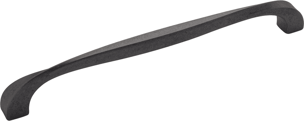 8-13/16" Twist Handle Pull, Black Iron (5/Box)