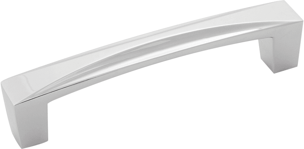 3-3/4" Crest Handle Pull, Chrome (10/Box)