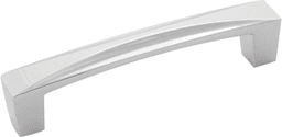 3-3/4" Crest Handle Pull, Chrome (10/Box)