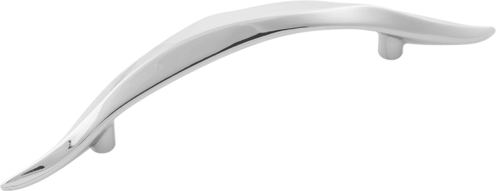 3-3/4" Willow Designer Pull, Polished Nickel