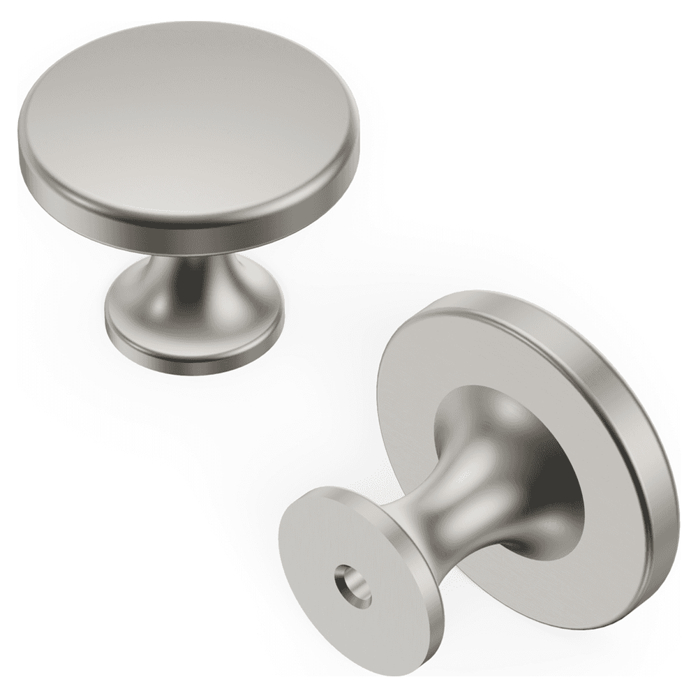 1-3/8" Forge Cabinet Knob, Satin Nickel