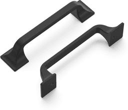3-3/4" Forge Handle Pull, Black Iron
