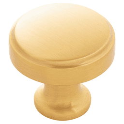 1-1/4" Piper Cabinet Knob, Brushed Golden Brass