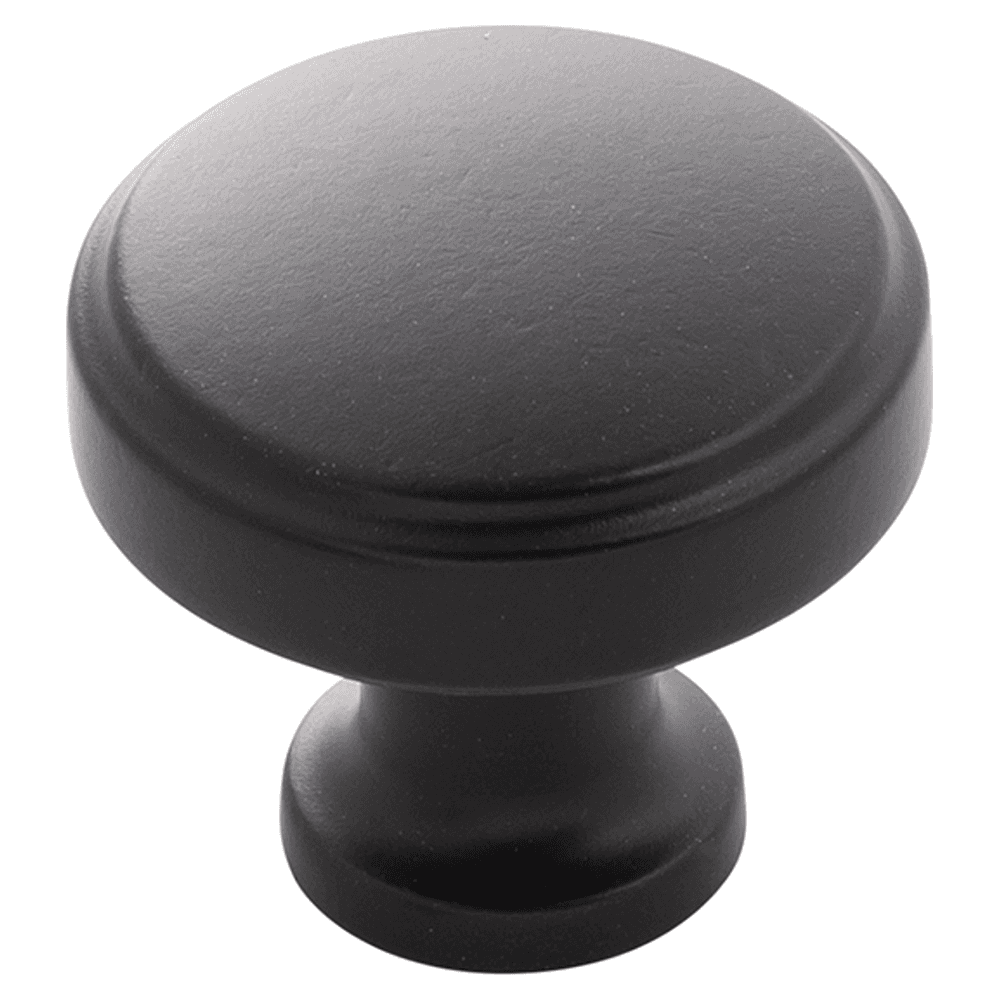 1-1/4" Piper Cabinet Knob, Matte Black