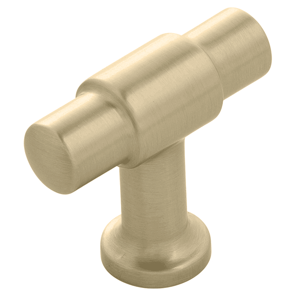 1-5/8" x 5/8" Piper T-Cabinet Knob, Champagne Bronze