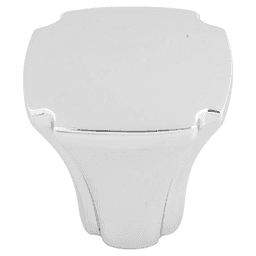 1-1/8" Veranda Square Cabinet Knob, Chrome