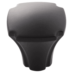 1-1/8" Veranda Square Cabinet Knob, Matte Black