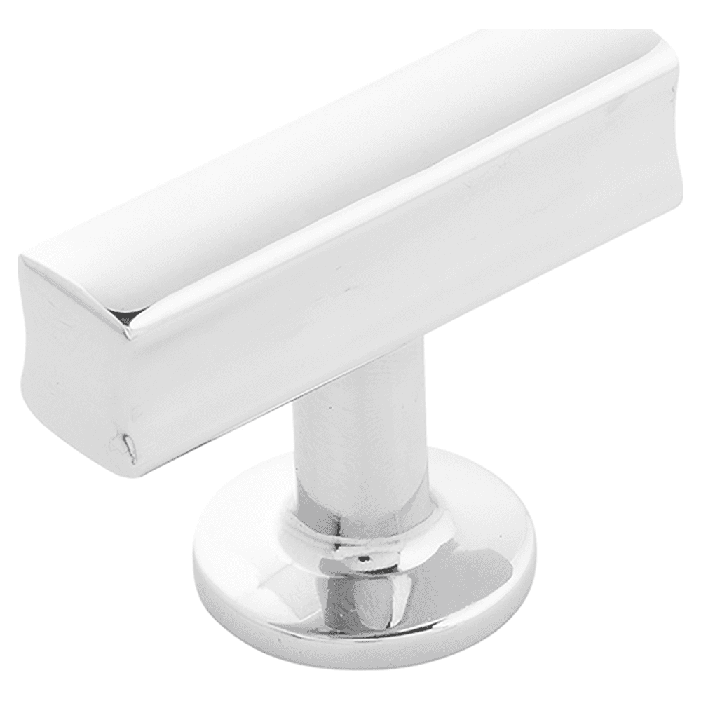 1-15/16" x 15/16" Woodward T-Cabinet Knob, Chrome (10/Box)