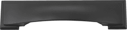 3" Dover Cup Pull, Matte Black (5/Box)