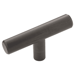 2-3/8" x 1/2" Bar Pulls T-Cabinet Knob, Vintage Bronze