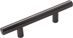 2-1/2" Bar pulls Cabinet Pull, Brushed Black Nickel (10/Box)
