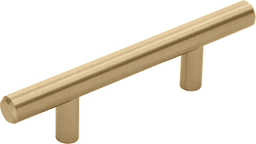 2-1/2" Bar pulls Cabinet Pull, Champagne Bronze (10/Box)